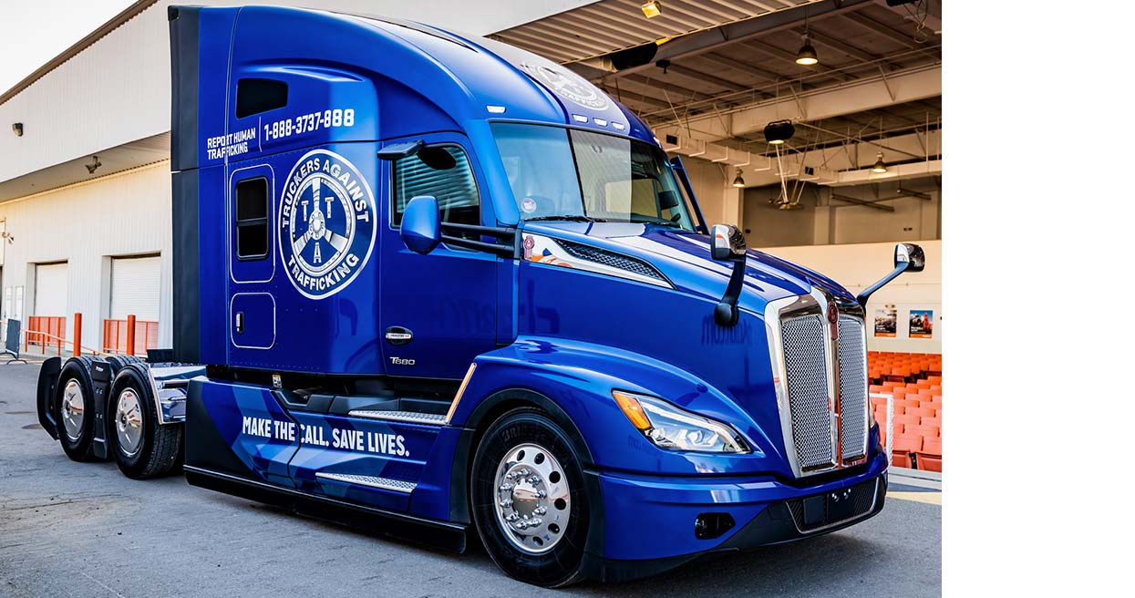 “Everyday Heroes” Kenworth T680 Next Gen To Be Auctioned To Support Truckers Against Trafficking