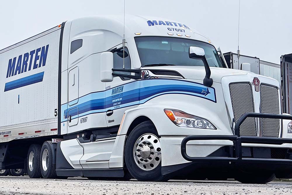 Marten Transport Prioritizes Investments in Driver Assistance Technologies