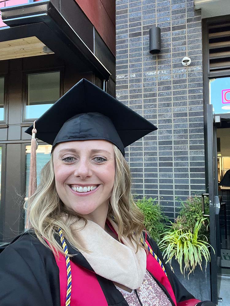 Erin MBA graduation