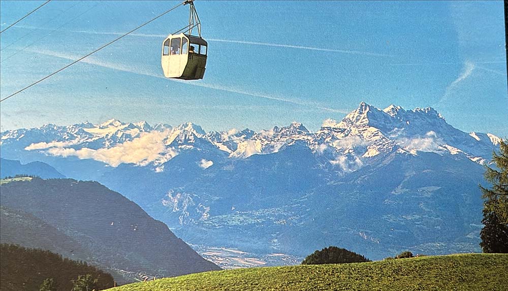 View from Leysin apt