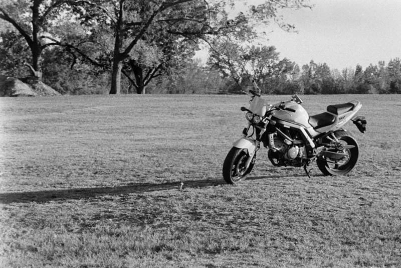 Josh’s motorcycle that was always being tuned or worked while in college