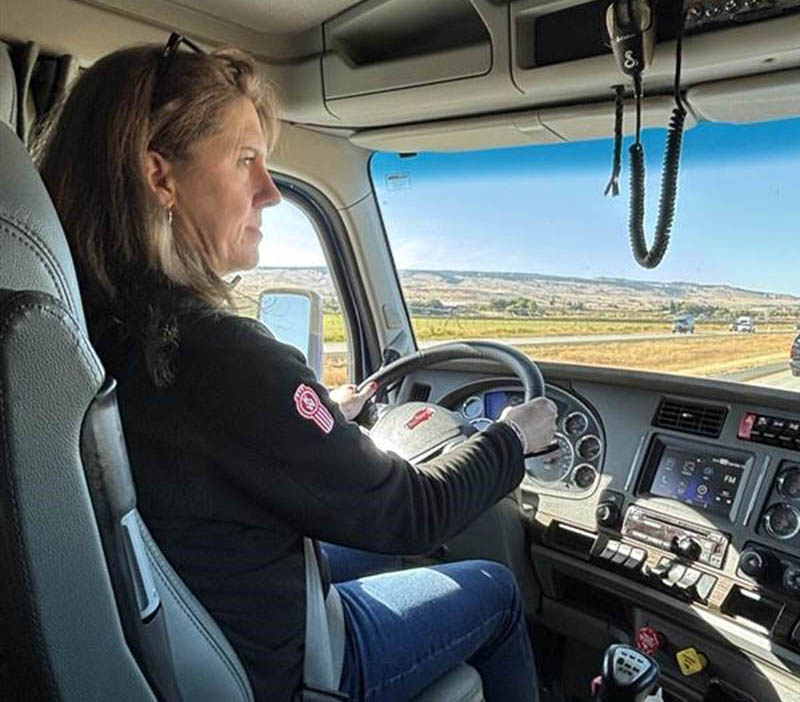 Melanie Shaff Holds a CDL