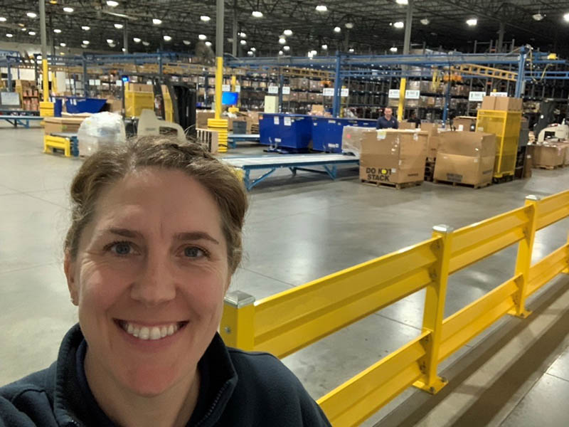 Melanie Shaff Working in the PDC
