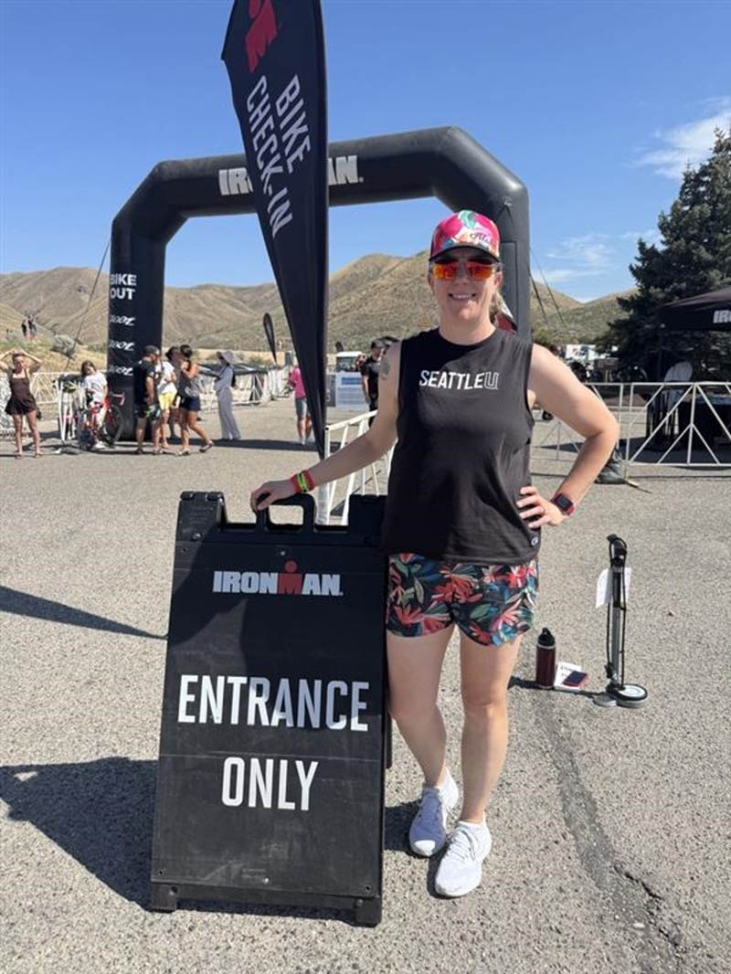 Melanie Shaff at Ironman Race